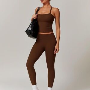 Brown Workout Set
